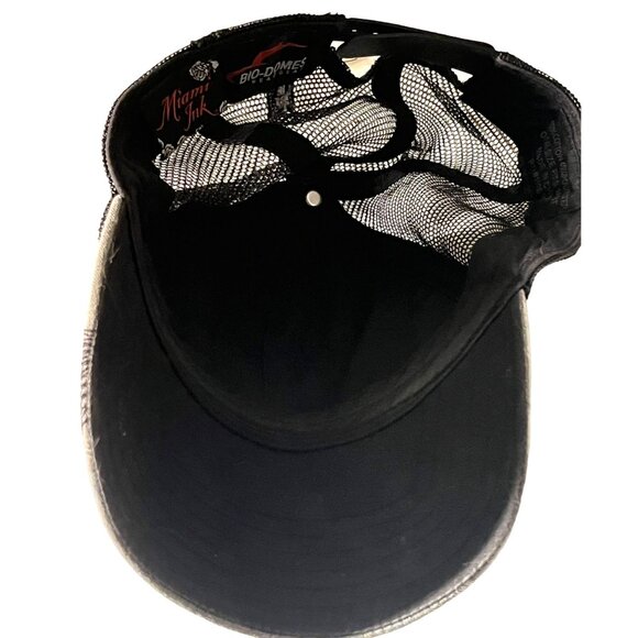 Miami Ink Embroidered Camo Y2K Wings Knife Heart Snap Back Baseball Cap Vintage - Picture 14 of 14